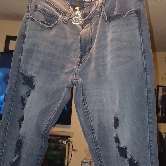 Mens Hollister Jeans sz 31x30 blk - Picture 2 of 11